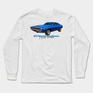 1971 Plymouth Road Runner 2 Door Hardtop Long Sleeve T-Shirt